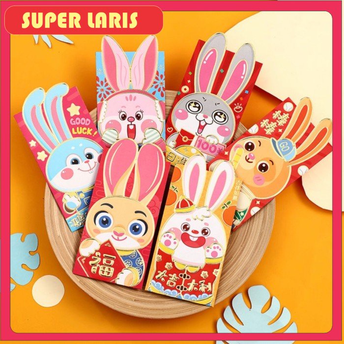 

Ready 21-30 angpao tebal kuping/imlek 2023/angpao kelinci Terbaru