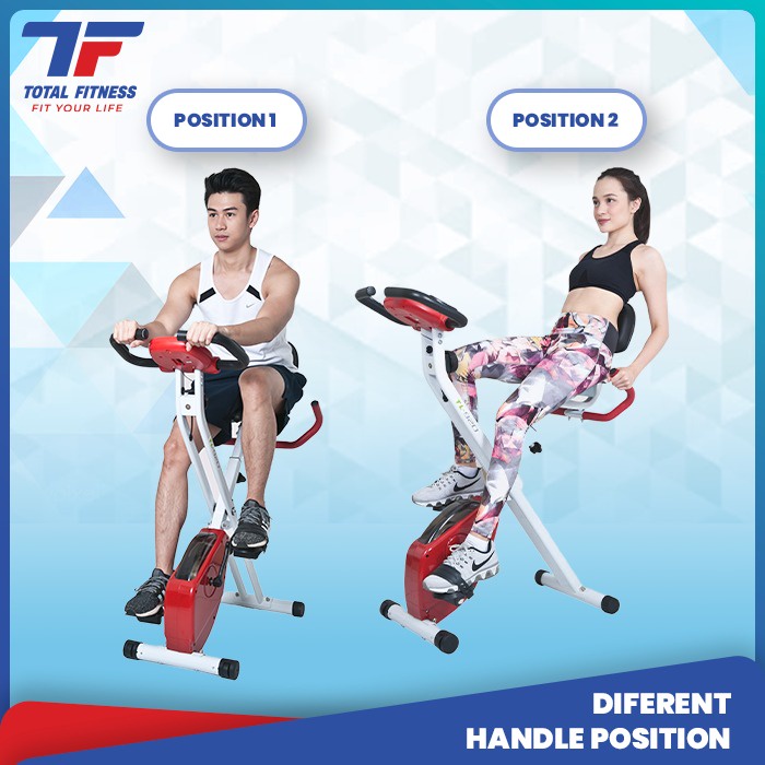 TOTAL FITNESS Sepeda Statis Magnetik Xbike Alat Fitness Indoor TL 920