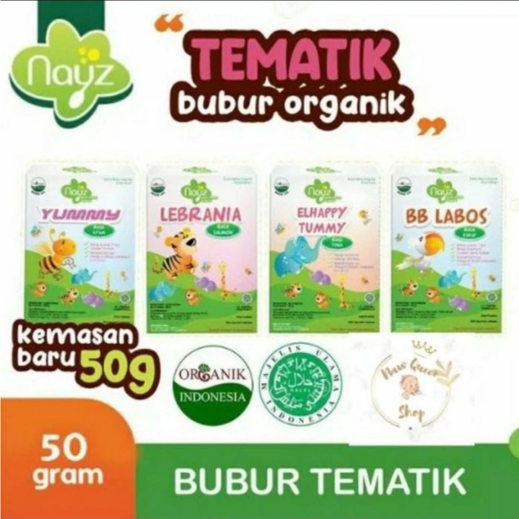 Nayz Bubur Organik Bubur Tematik Bayi | KEIJIKIDS