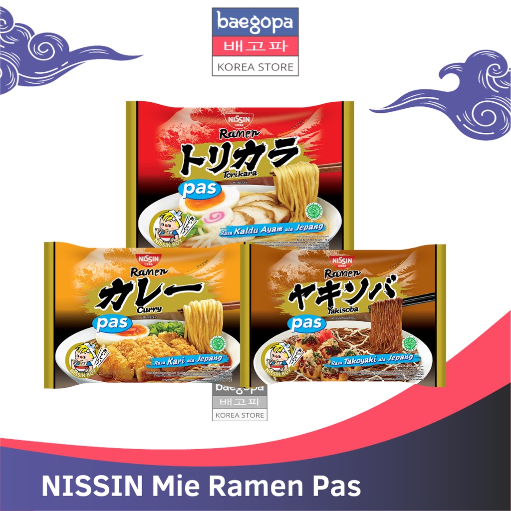 

Nissin Ramen Pas Torikara Kaldu Ayam 76g Halal | Curry Jepang Yakisoba Takoyaki |