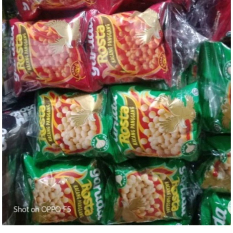 

Kacang Garuda Rosta All Varian Rasa Renceng isi 10 Pcs×11gr