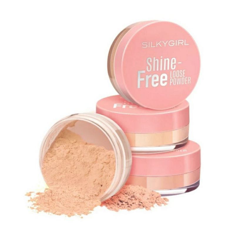 SILKYGIRL shine free loose powder/ face powder