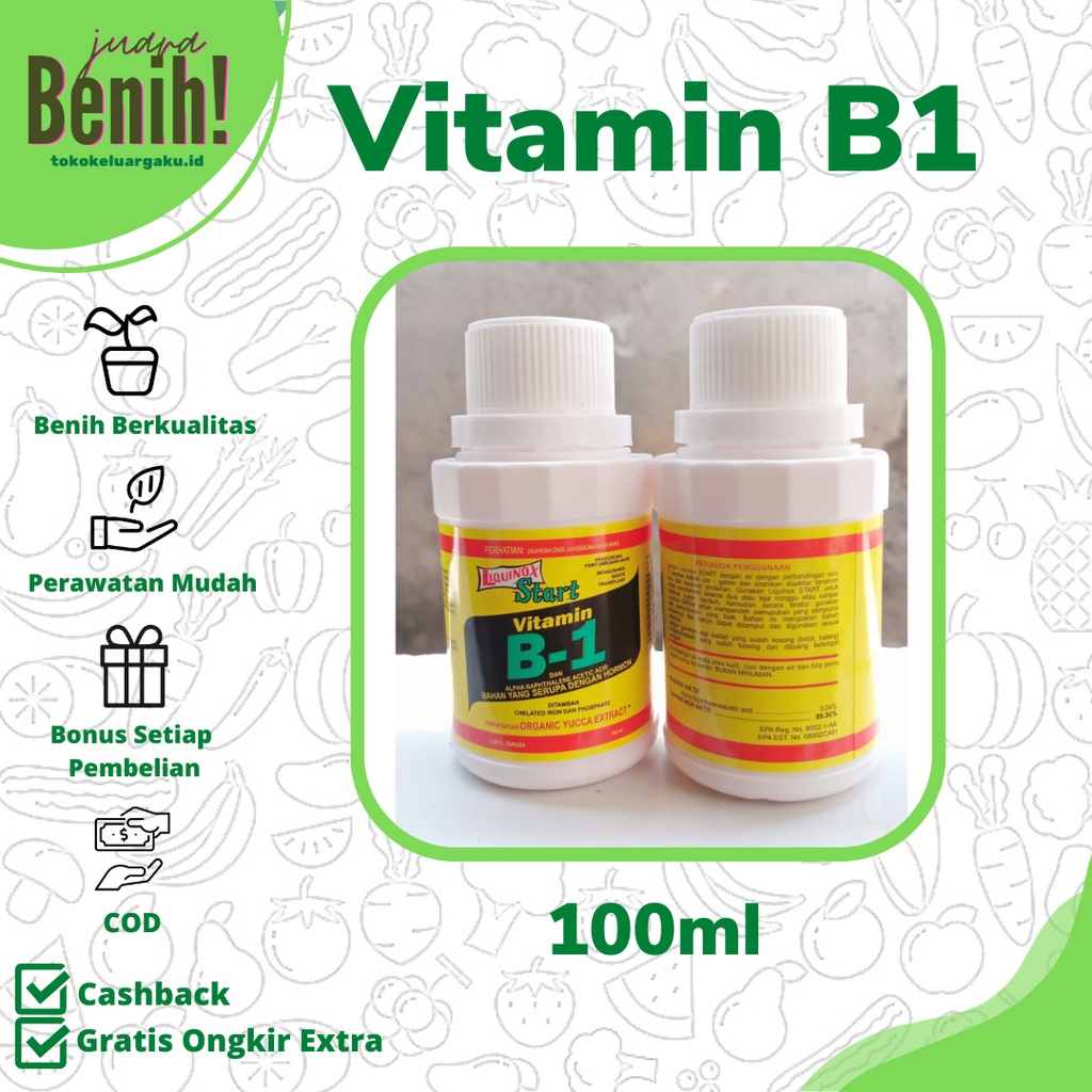 Jual Pupuk Vitamin B1 Liquinox 100ml Untuk Semua Jenis Tanaman | Shopee ...