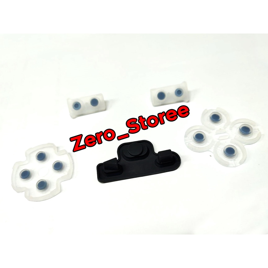 SET Karet Tombol Stik PS3 Stick PS-3 Pencetan Plastik V3 PS 3 Button playsation playstation