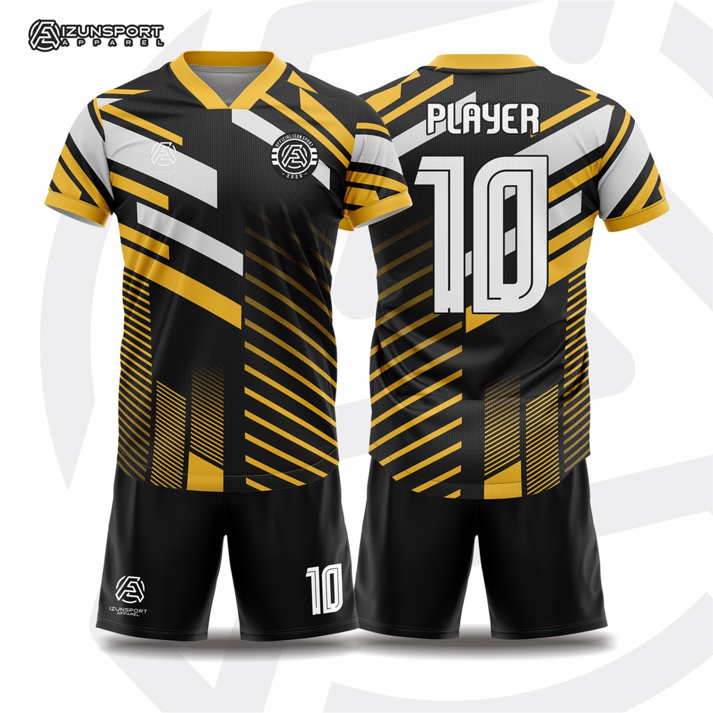 setelan jersey full printing sepakbola futsal custome satuan motif salur 0.13