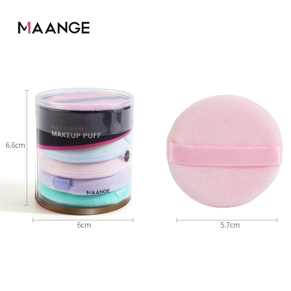 MAANGE 6Pcs/Box Powder Puff Foundation Concealer BB Cream Soft Air Cushion Makeup Sponge Bedak Beauty Blender Kecantikan Set 5900