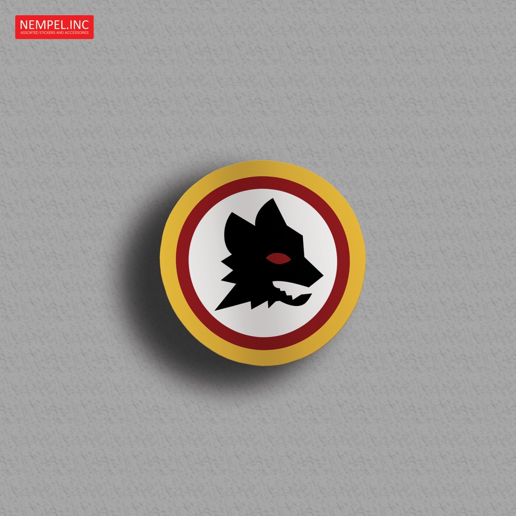 

Sticker Stiker AS Roma Logo 002