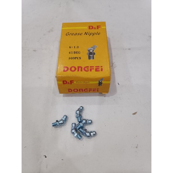 GREASE NEEPLE ANGIN 6MM BENGKOK 45°/NEEPLE PISPOT 6MM BENGKOK 45°