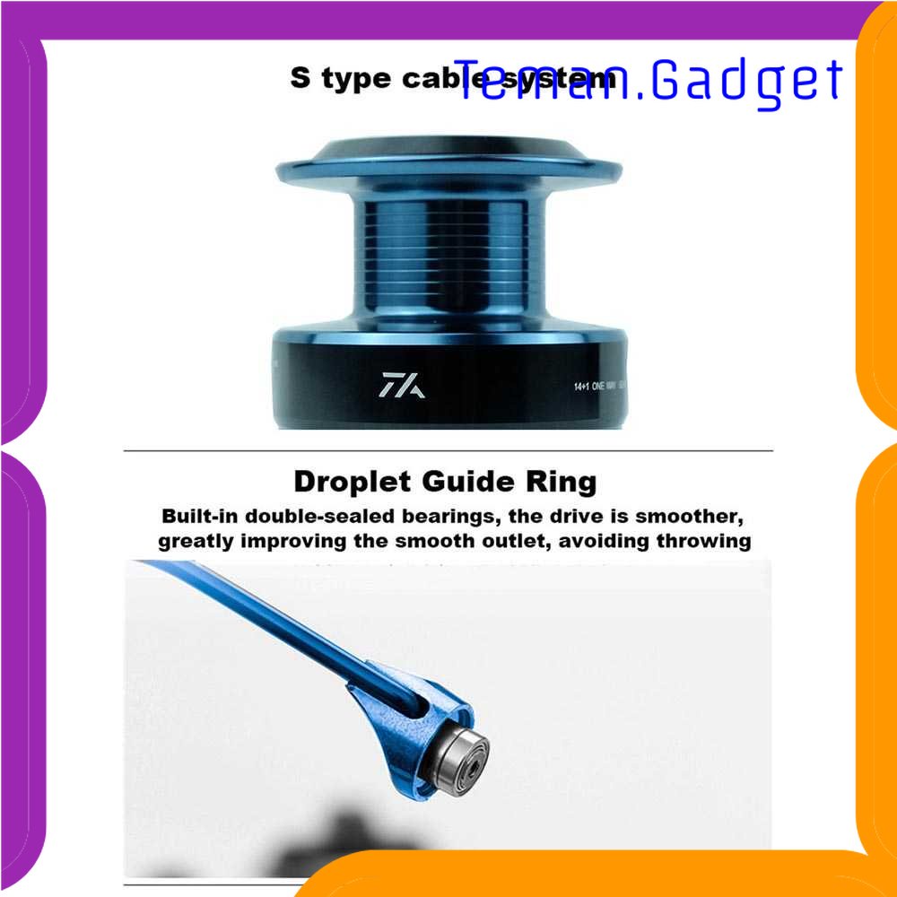 TG - PCN TA Reel Pancing Spinning Fishing Reel 14+1 Ball Bearing 5.5:1 - D3000