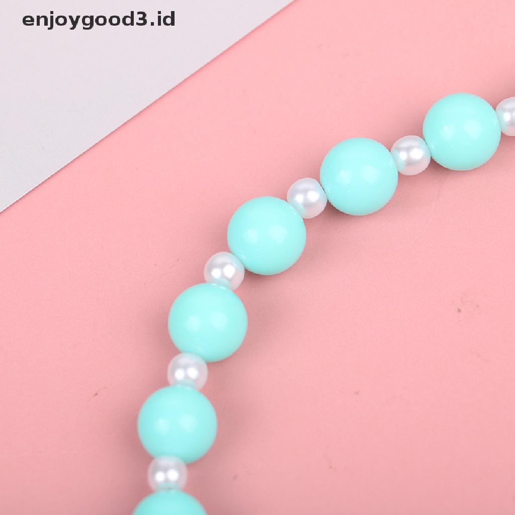 [Rready Stock] Mutiara Ponsel Rantai Lucu 3D Anjing Telepon Kasus Rantai Liontin Pergelangan Tangan Tali Gantung (ID)