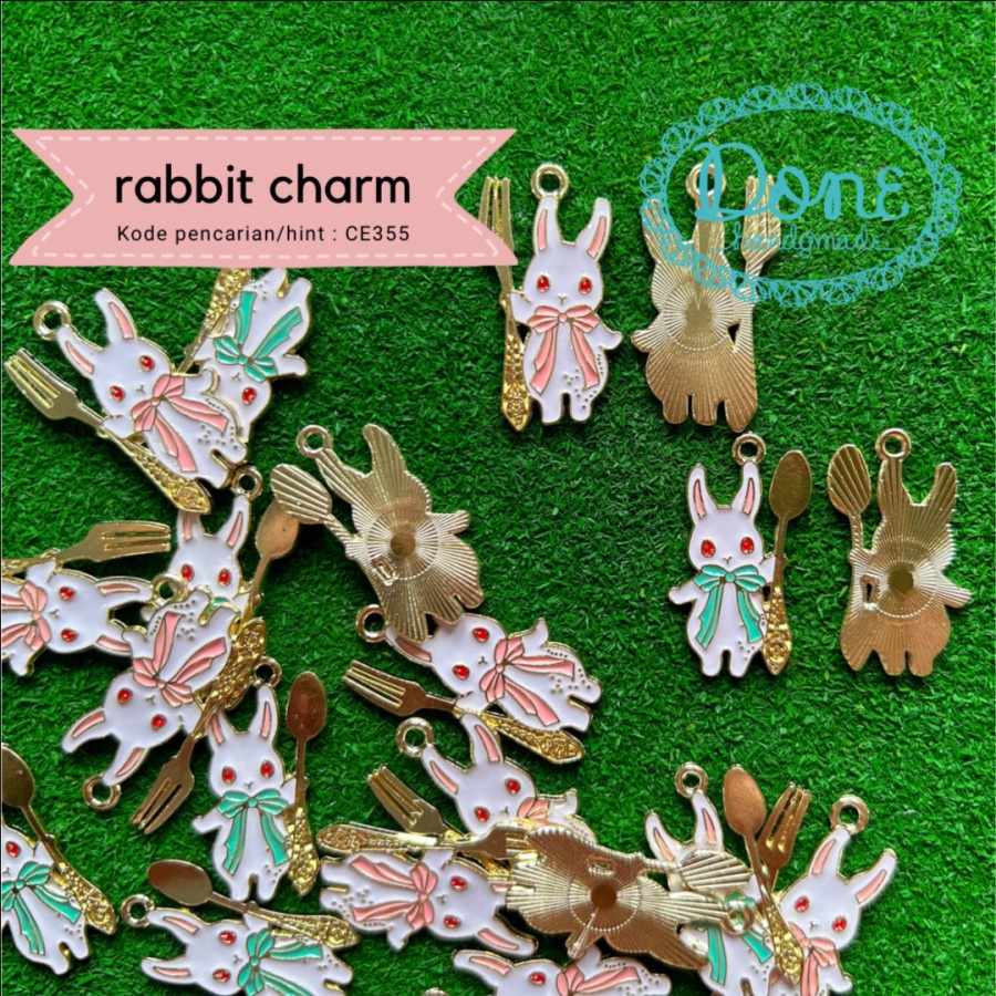 done handymade charm bandul liontin kelinci bunny rabbit ce355