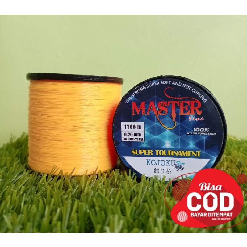 SENAR PANCING MASTER LINE KUAT MUDAH TENGGELAM ANTI KRITING MUDAH TENGGELAM - KUNING KUNYIT