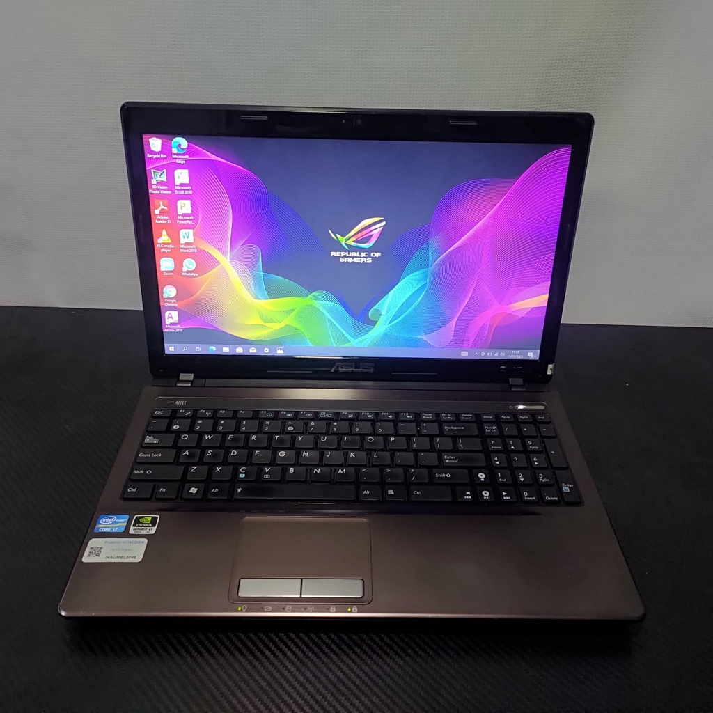 Laptop Asus K53SC intel Core i7 Ram 4GB HDD 500GB - Windows 10