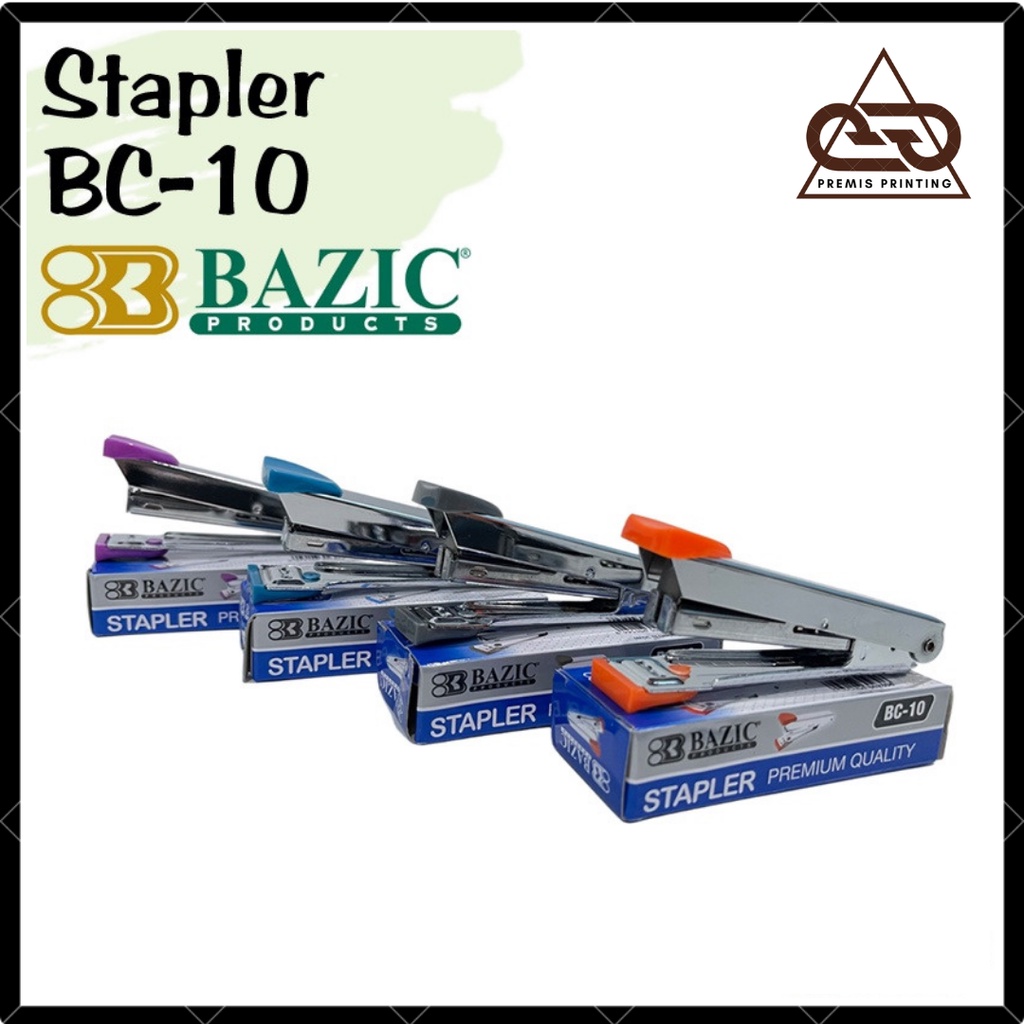 

Stapler Premium Quality Bazic BC-10 (1pcs) / Staples Premium