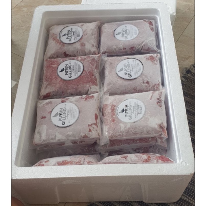 Rawfood puyuh giling 1KG /untuk makanan kucing @amarilisflocattery