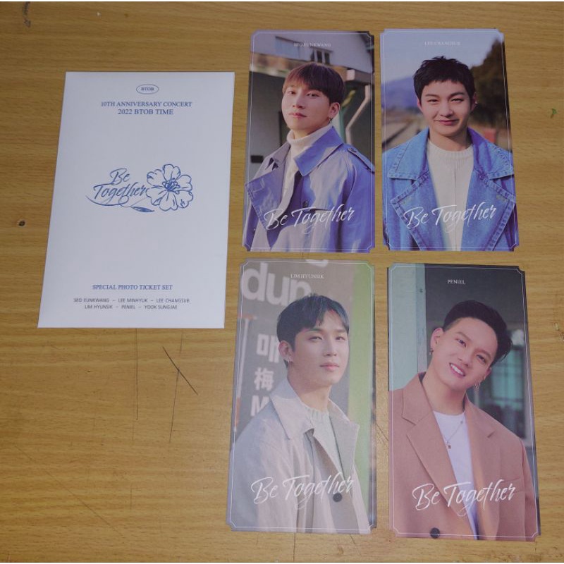 BTOB 10TH ANNIVERSARY CONCERT PHOTO TICKET