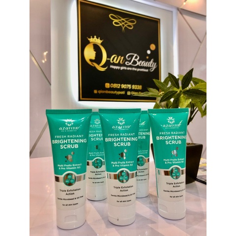 Azarine brightening scrub face wash 50gr