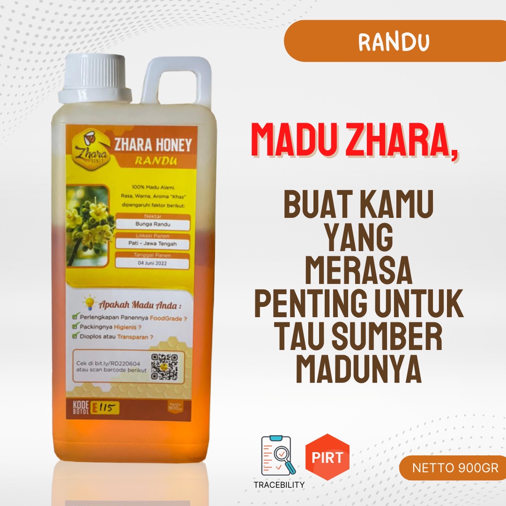

Madu Randu by Zhara Honey 100% ASLI