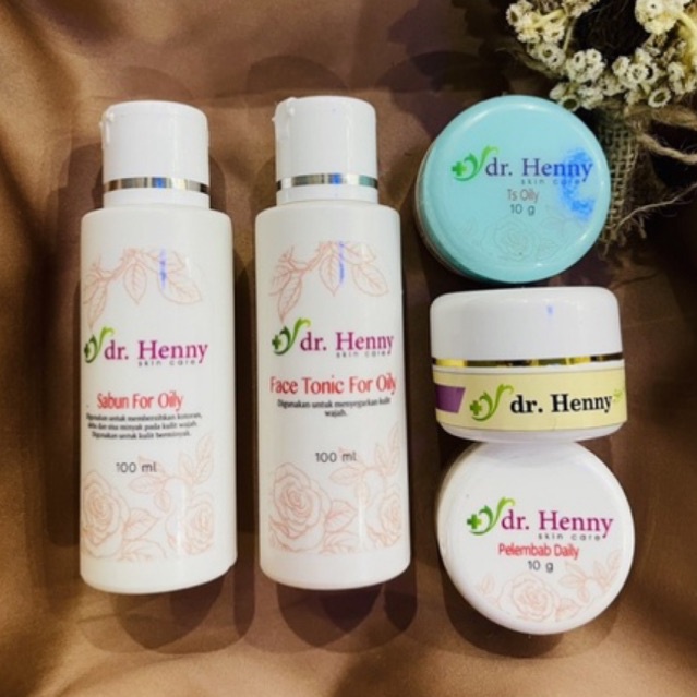 Paket Whitening Oily Dhc Skincare Dr. henny chaerani