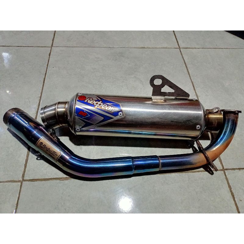 knalpot redpear aerox connected (second mulus)
