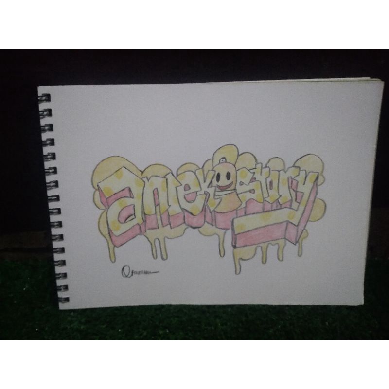 gambar grafiti custom a4/a5