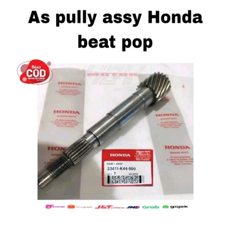 As pully puli belakang Shaft Drive Honda Beat Pop K44