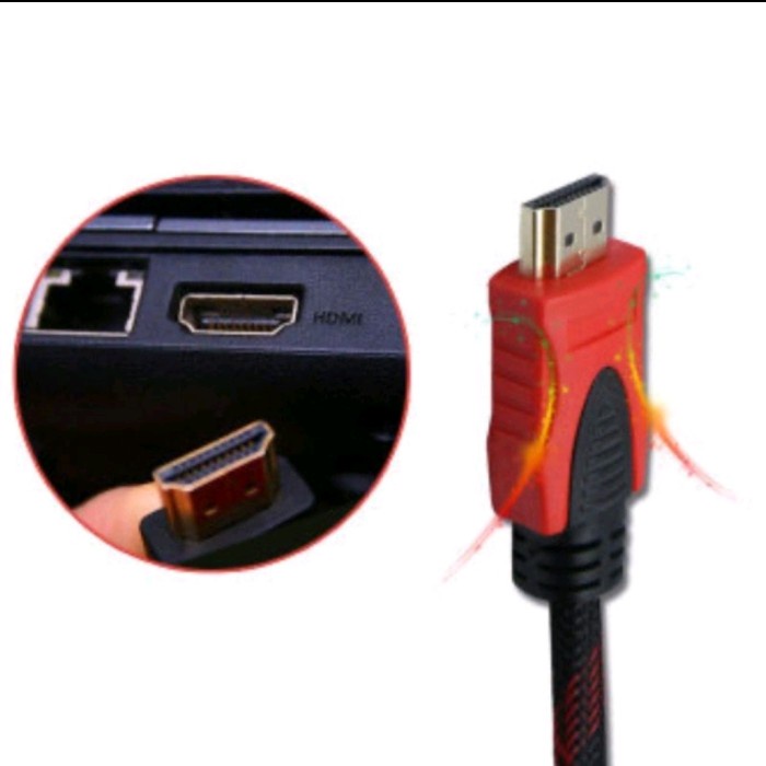 kabel hdmi 3 meter stb ke tv laptop ke tv full hd 1080p kabel stb