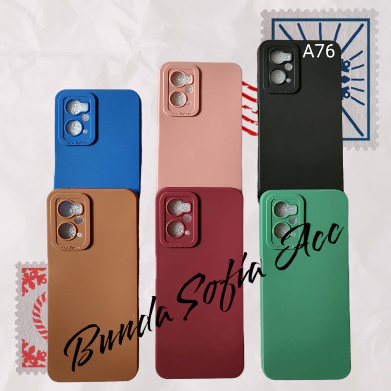 SOFTCASE MACARON PRO CAMERA FOR OPPO A75