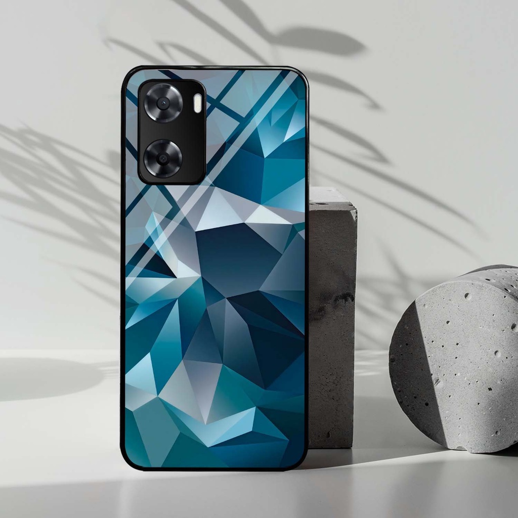 (SV62) Case Kilau Oppo  A57 2022 New | Casing Hp Oppo | Pelindung Smartphone | Motif Abstract Rainbo
