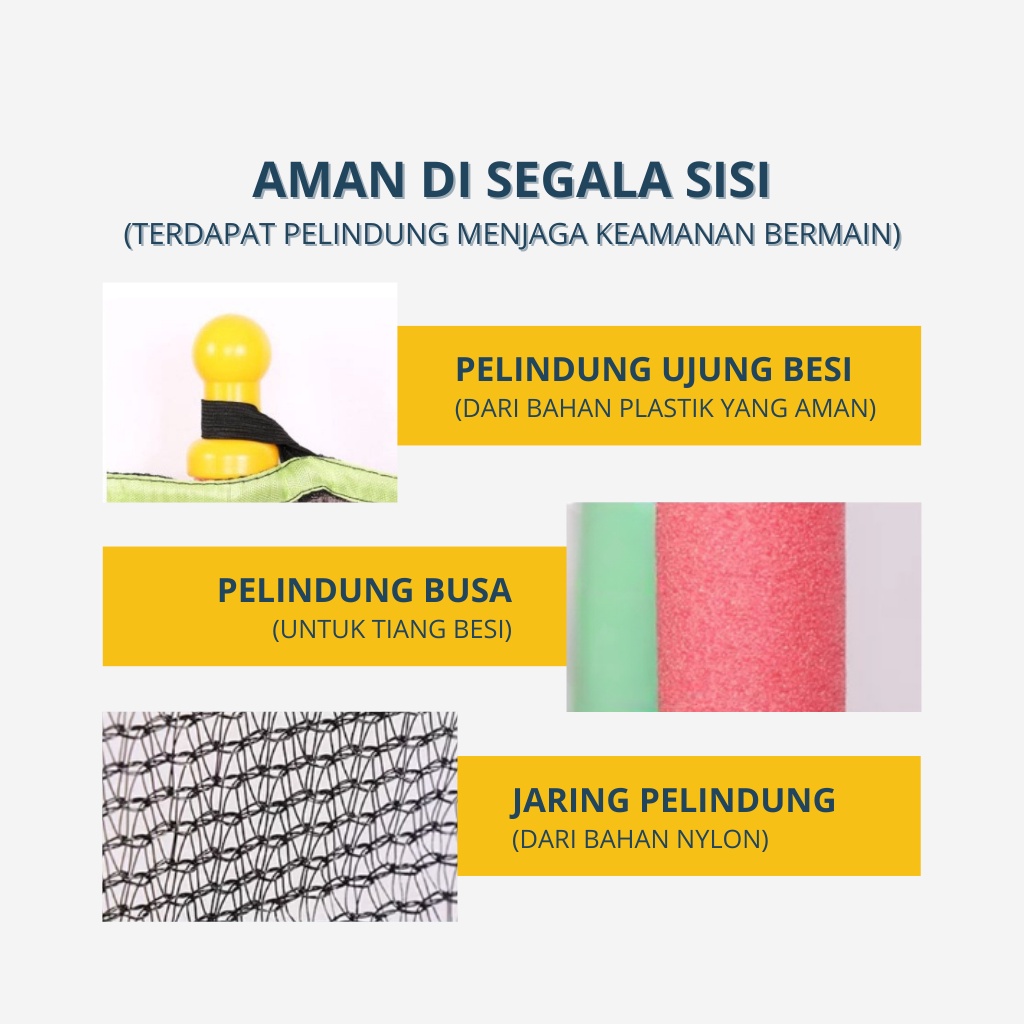 KIDDAILY TRAMPOLINE ANAKTRAMPOLIN ANAK KIDS TRAMPOLINE KIDS TRAMPOLINE TRAMPOLIN DEWASA TRAMPOLIN KECIL