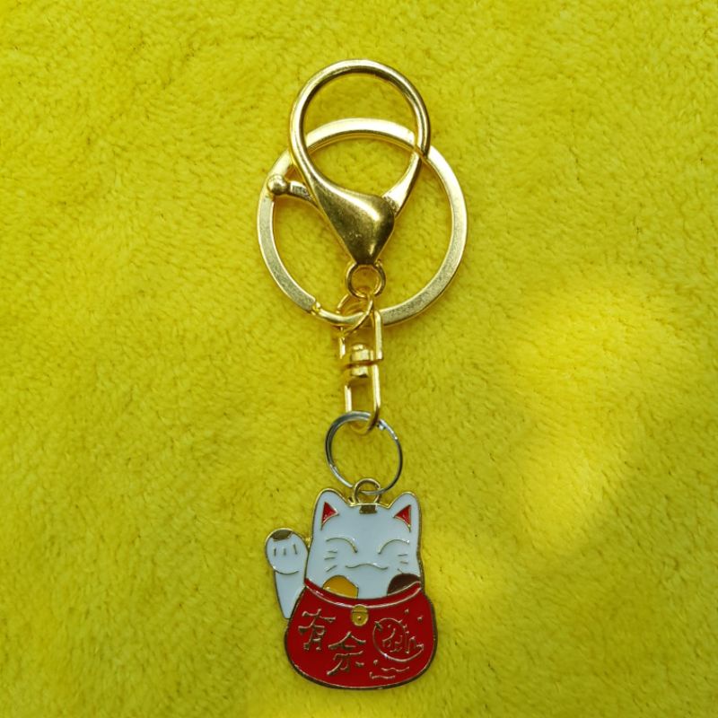 GANTUNGAN KUNCI LUCKY CAT MANEKINEKO