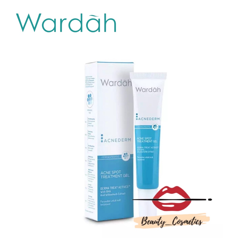 Wardah Acnederm Acne Spot Treatment Gel 15ml - Spot Treatment - Spot Gel - Salep Jerawat - Anti Jera