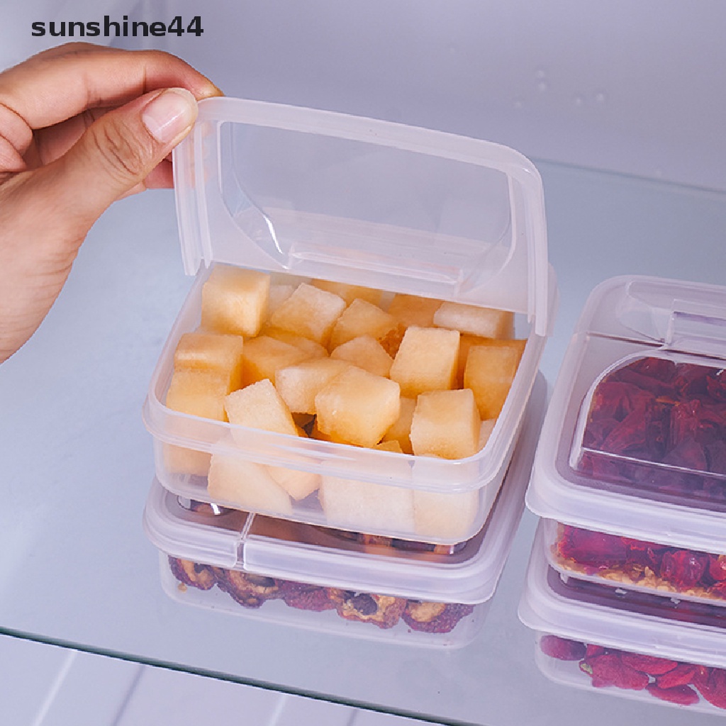 Sunshine Butter Cheese Storage Box Kulkas Portable Fresh-keeping Organizer Case.