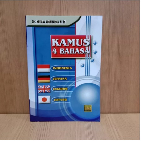 Buku Kamus 4 Bahasa Indonesia  Jerman  Inggris  Jepang