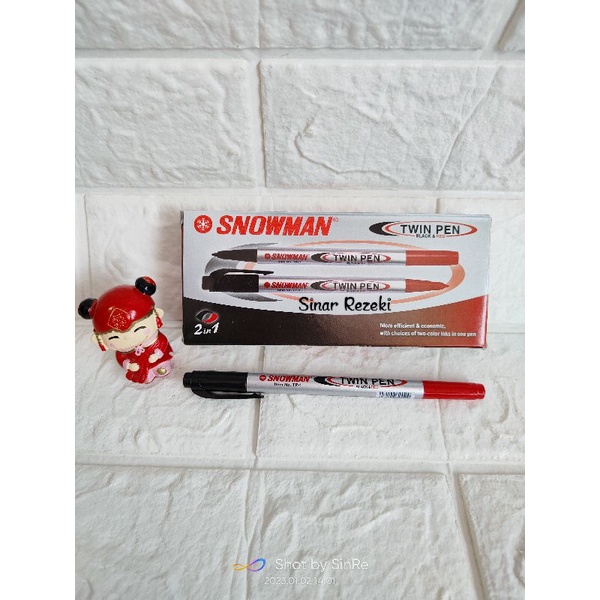 

1 buah!! Spidol twinpen snowman/spidol twinpen/twin pen snowman