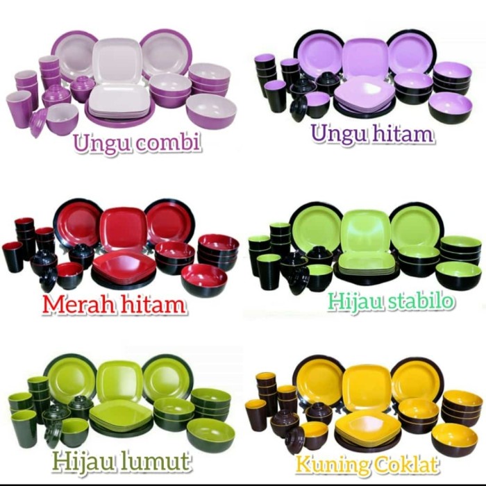 SET MELAMIN GOLDEN DRAGON PIRING MAKAN CEKUNG