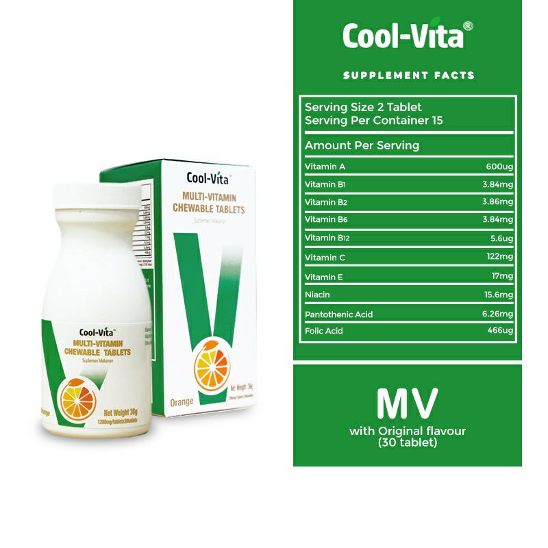 (COD +ORI)Coolvita MultiVitamin Penggemuk Badan BPOM