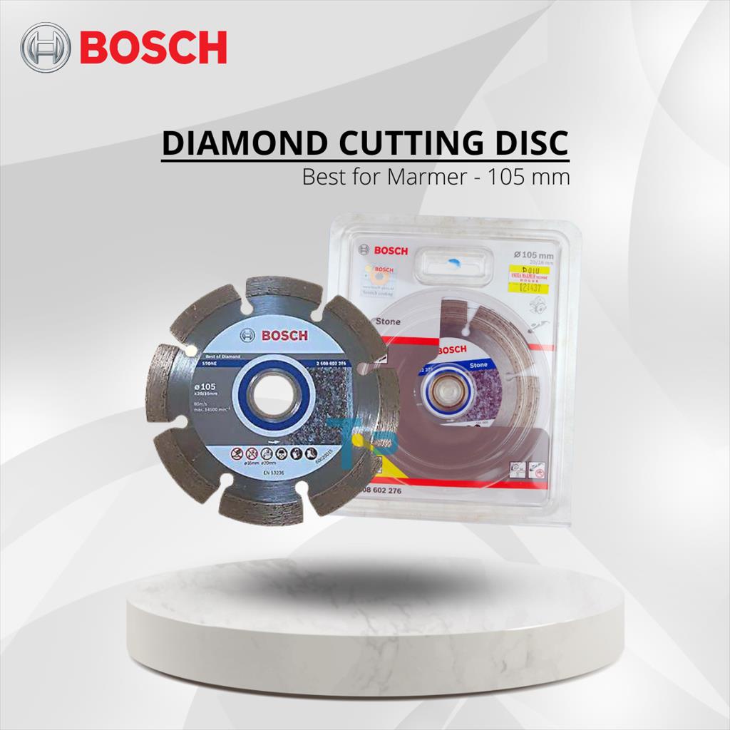 BOSCH DIAMOND CUTTING DISC BEST FOR MARMER - 105 mm PN.2608602276