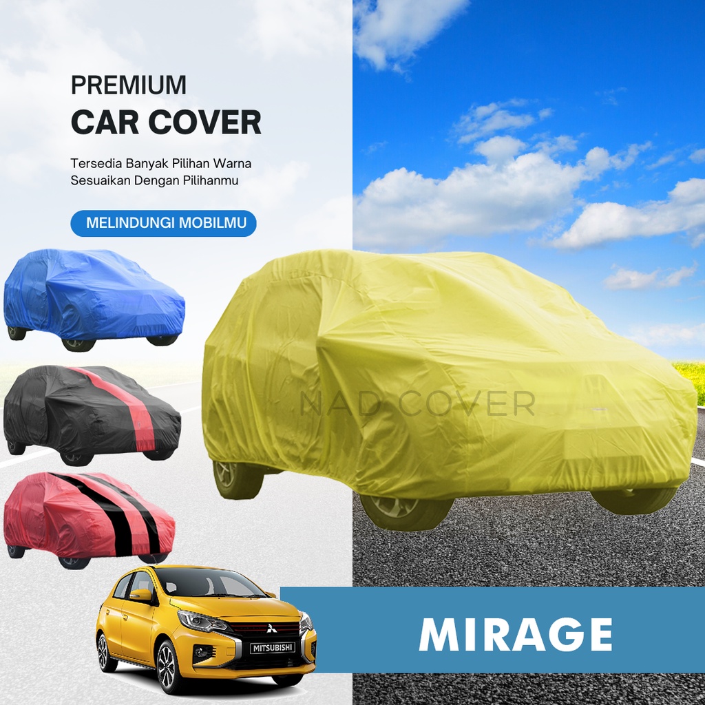 Body Cover Mobil Mirage Sarung Mobil Mirage Warna Tipe Reguler Hemat Termurah