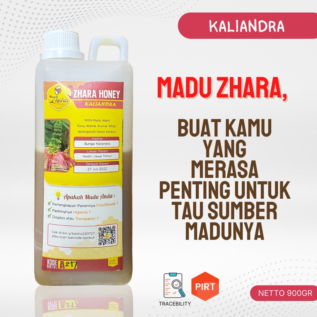 

Madu Kaliandra by Zhara Honey 100% ASLI