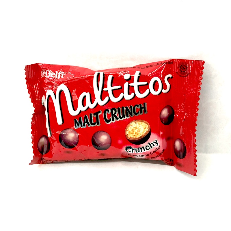 

Delfi Maltitos Coklat Crunchy 30Gr
