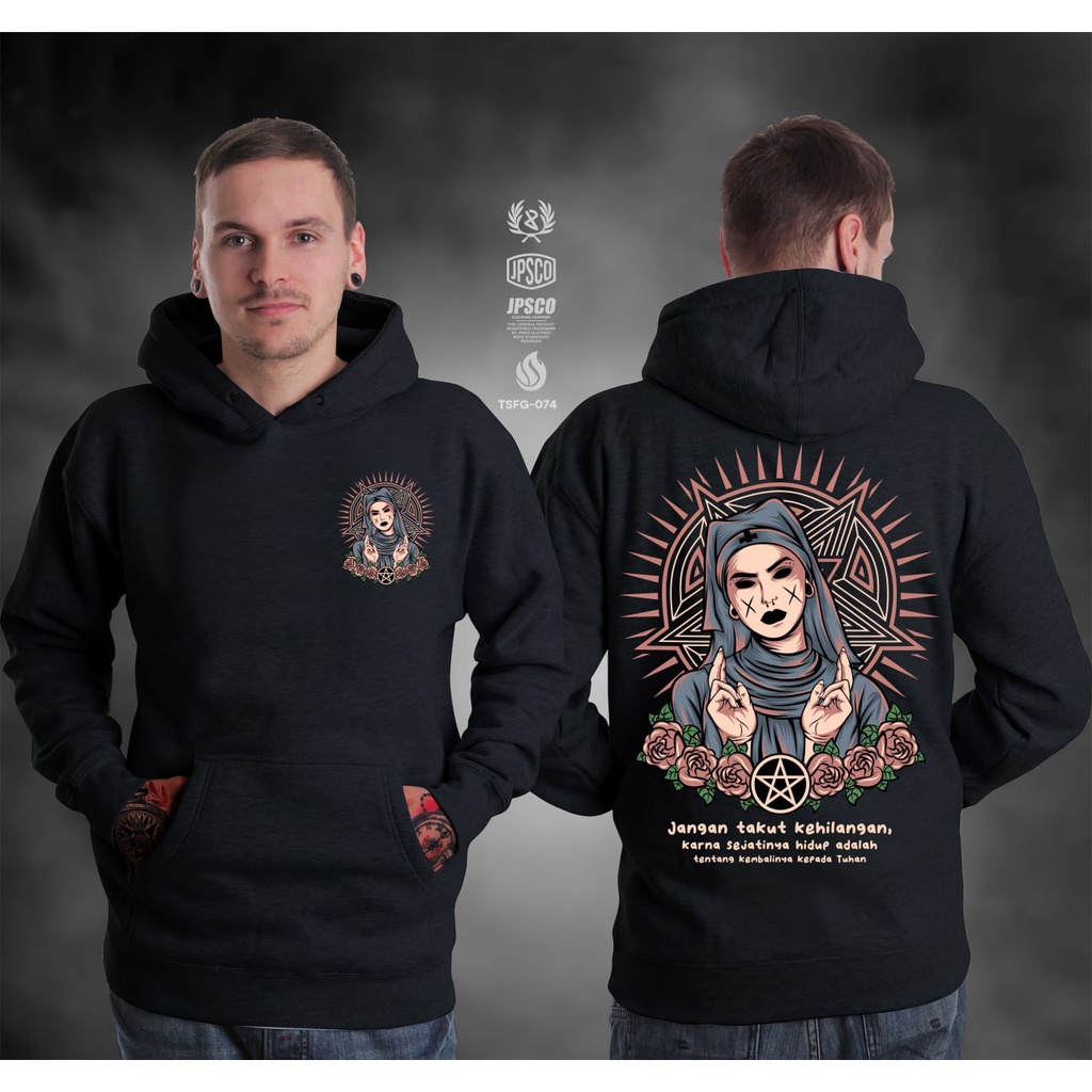 SWEATER SATANIC SEJATI NYA HIDUP ADALAH TENTANG KEMBALINYA KEPADA TUHAN