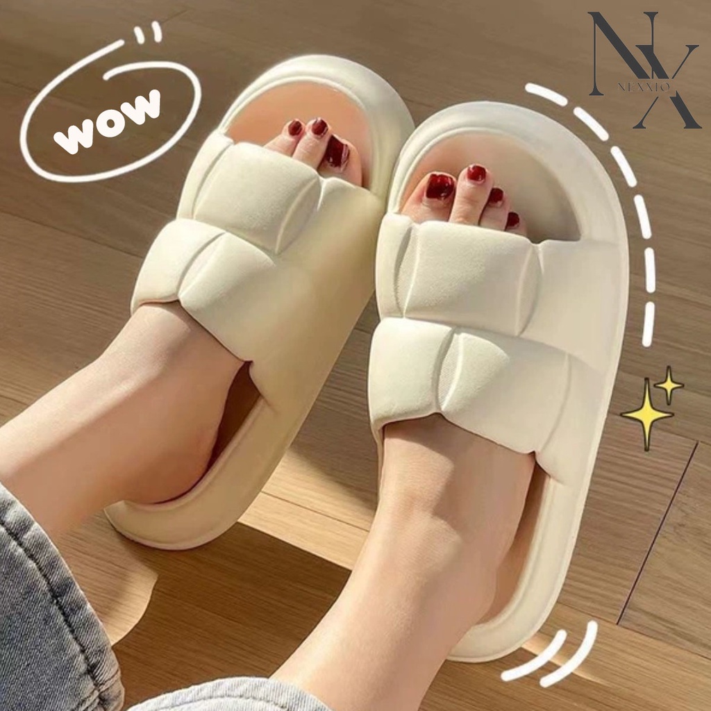 NEXXIO PROMO Sandal PVC Jelly Korean Import Jelly Soft Slipper Anti Slip Elastic Empuk/ Sendal wanita lucu