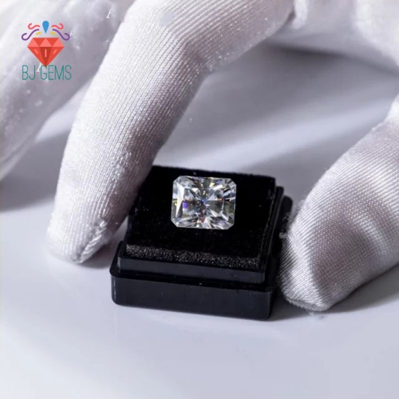 4ct Permata Radiant Moissanite Premium Quality HANYA 1 BUAH