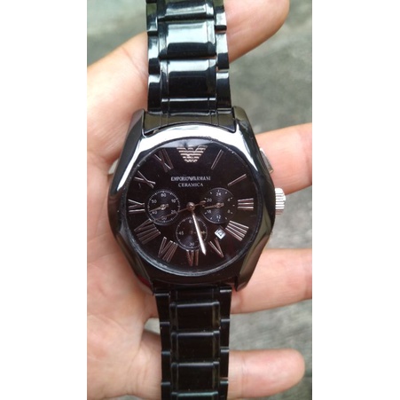 jam tangan emporio armani ceramica AR 1400 second bekas original