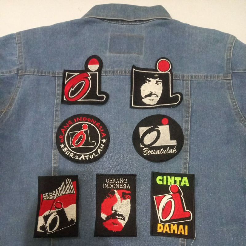 BORDIR/EMBLEM IWAN FALS OI UKURAN SEDANG