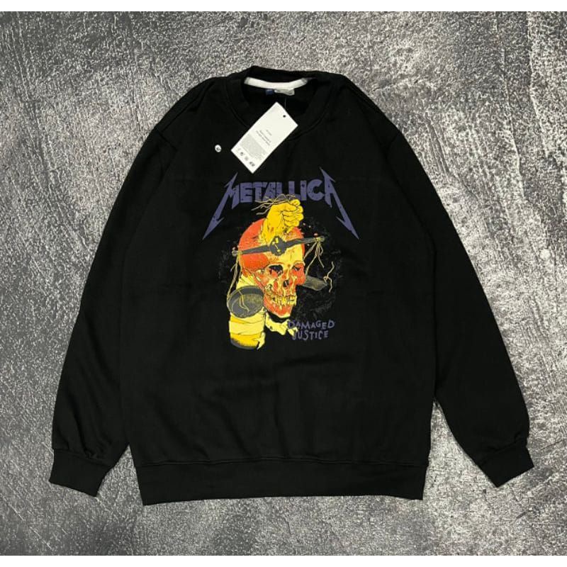 CREWNECK METALLICA H&amp;M HIGH QUALITY CASUAL HYPE FASHION PRIA