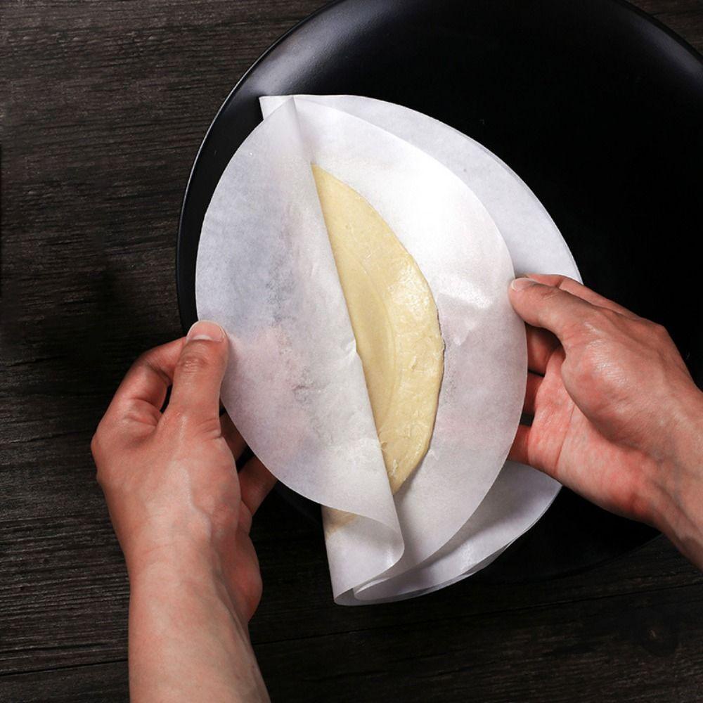 【 ELEGANT 】 Parchment Paper 50pcs Anti Lengket Oil Proof Anti baking Untuk Air Fryer BBQ Kertas Minyak