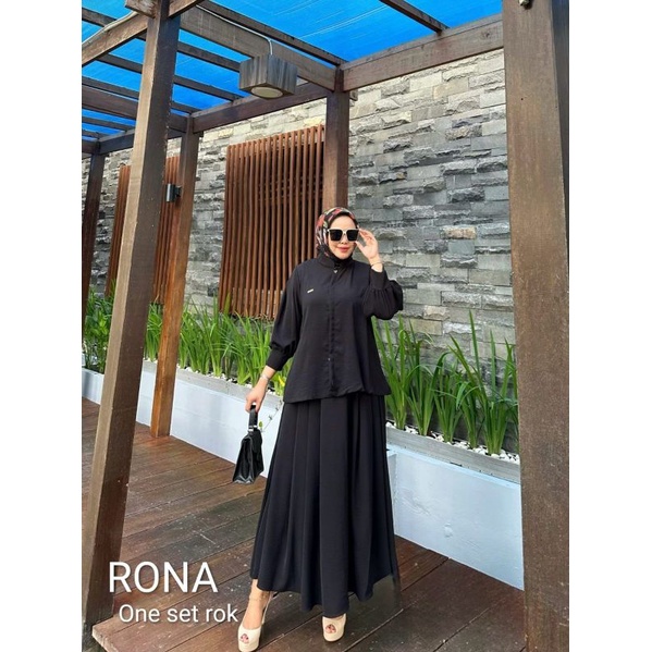 GAMIS WANITA ONE SET ROK RONA