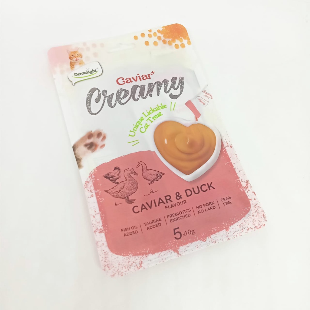 Dentalight Caviar Creamy 50 Gr / Snack Kucing Cair